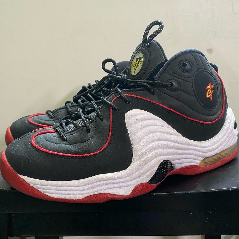 Nike air Jordan penny 2 Red Shoes with Retro Design Sz 10